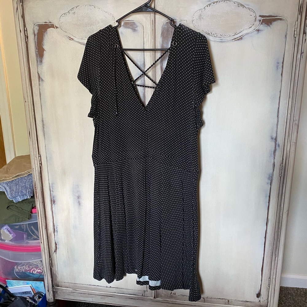 AE lace up mini dress